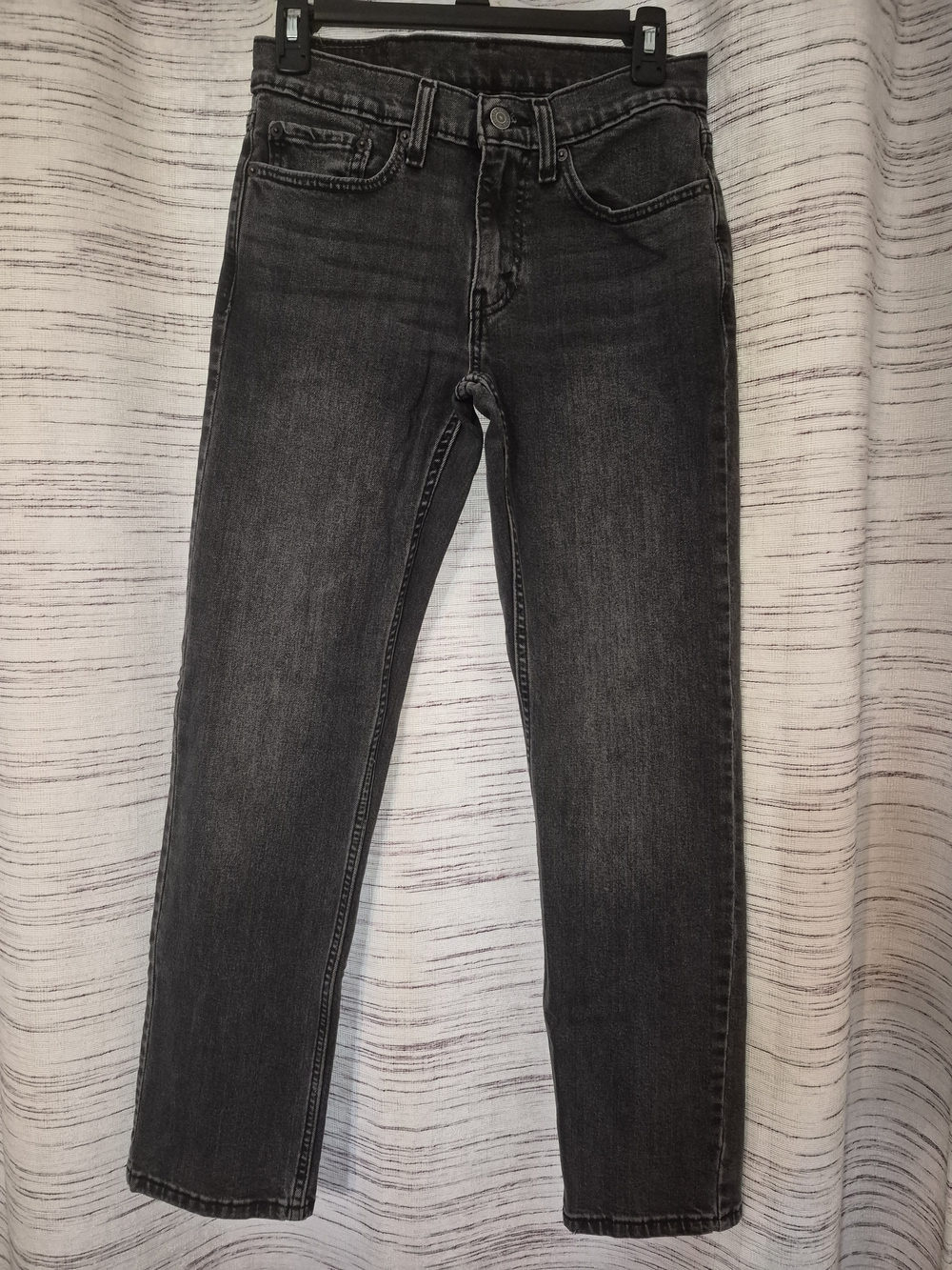 Levi's 514 Men's Straight Jeans in Black Faded  Wash Size 28x30